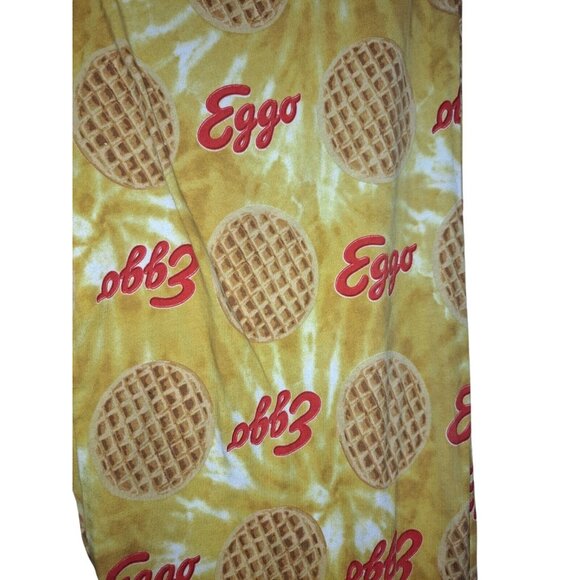 Kellogg's Eggo Men's Pajama Pants Large | Fun Waffle Print | 100% Cotton - Picture 3 of 5